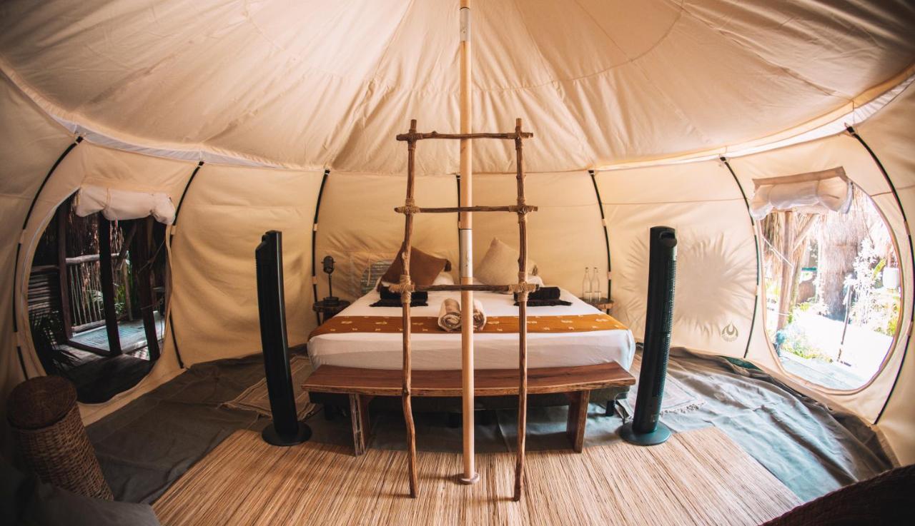 Отель Uman Glamping & Cenote Тулум Экстерьер фото