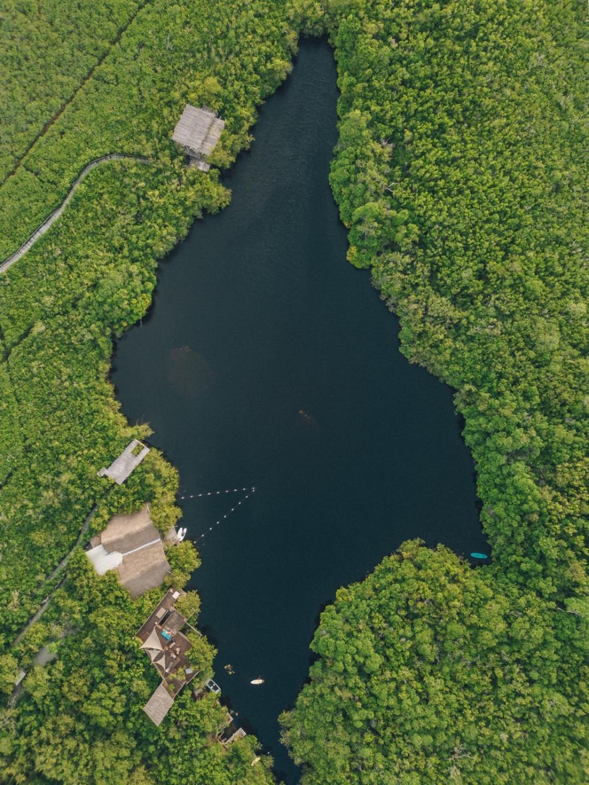 Отель Uman Glamping & Cenote Тулум Экстерьер фото
